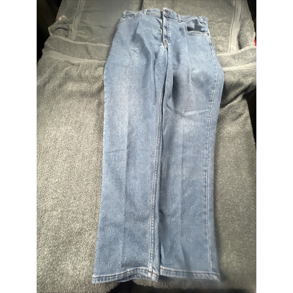 Levi's 540 Flex Denim Vintage Relaxed Fit‎ Y2K Style Baggy Blue Jeans Size 38x32
